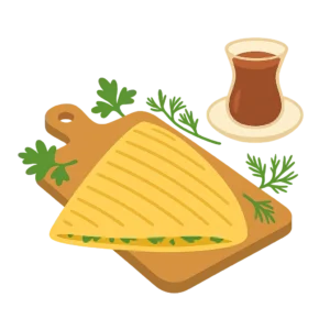 Kabaklı Kaşarlı Gözleme