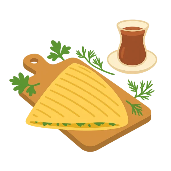 Kabaklı Kaşarlı Gözleme